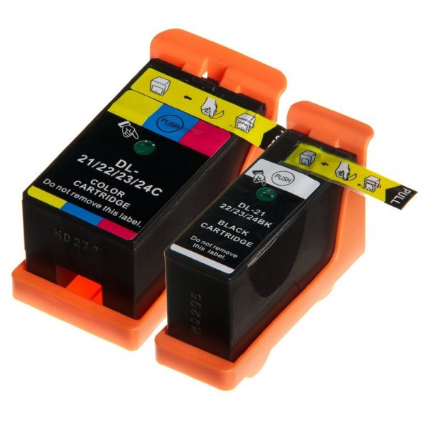 Full-Ink-2-PCS-Ink-Cartridge-for-DELL-21-22-23-24-Printer-for-Dell-V313